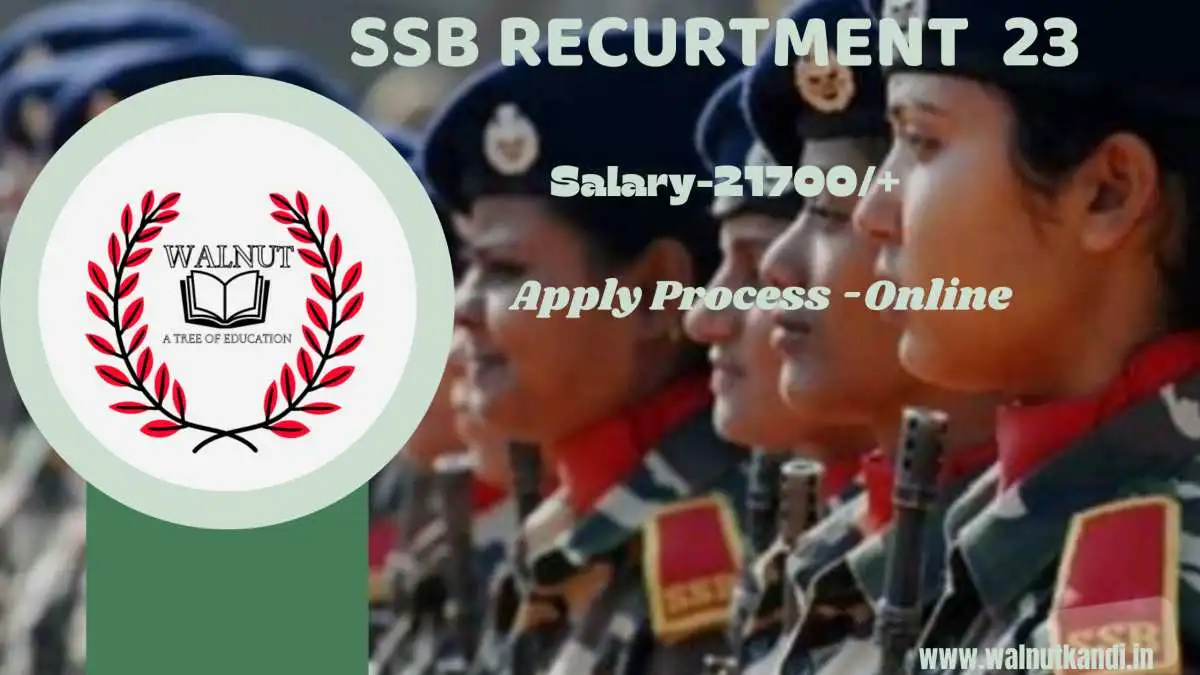 SSB Recruitment 2023